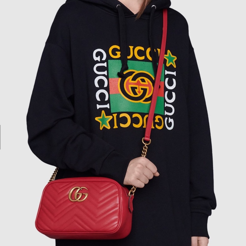 Gucci GG Marmont small matelasse shoulder bag - Picture 1 of 14